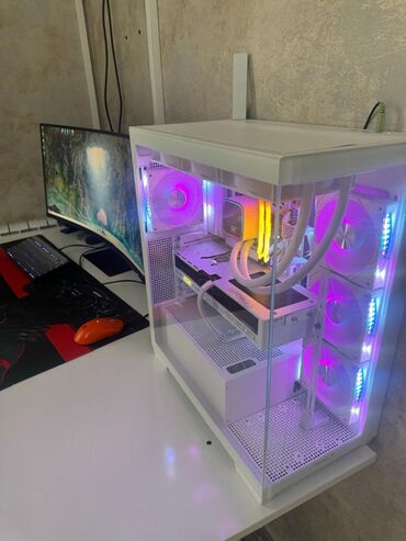 Настольные ПК и рабочие станции: Компьютер, ядер - 24, ОЗУ 32 ГБ, Игровой, Новый, NVIDIA GeForce RTX 5070, NVMe — 8