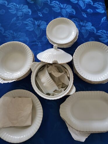 Kuhinjski setovi: Servis nov 80te.god. Poljska Chodziez porcelan za 6 osoba. Nezan — 12