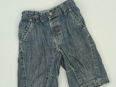 niebieska sukienka letnia: 3/4 Children's pants 2-3 years, Cotton, condition - Fair