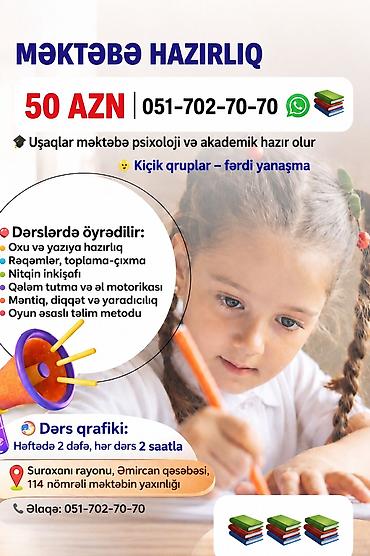 oyrədilir: Məktəbəqədər və ibtidai sinif hazırlığı, Azərbaycan dili, Qrup — 1