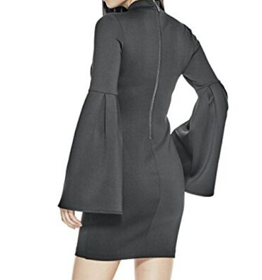 Haljine: Guess XS, bоја - Crna, Koktel, klub, Dugih rukava — 2