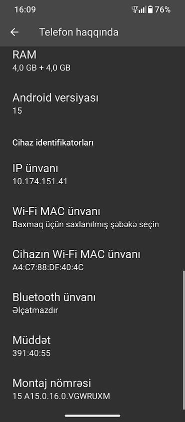 note 40 pro: Redmi 5A, 128 GB, rəng - Qara, Sensor — 4