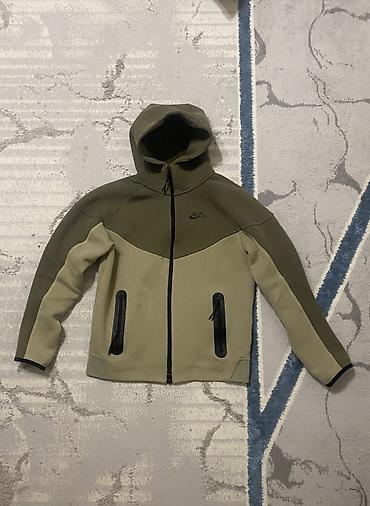nike tech fleese: Мужская толстовка, M, Nike, Б/у, цвет - Зеленый, Самовывоз, Платная доставка — 4