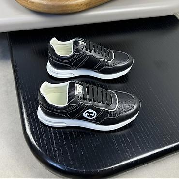 Кроссовки и спортивная обувь: Мужские кроссовки, 40, 41, 42, Gucci, Новый, цвет - Черный, Бесплатная доставка — 2