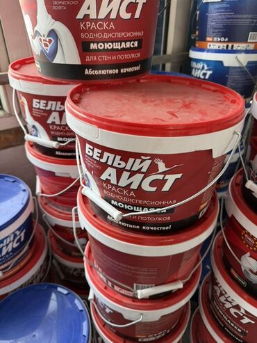 разноцветные потолочные плинтусы: Краска «Белый Аист» — водно-дисперсионная, моющаяся, для стен и