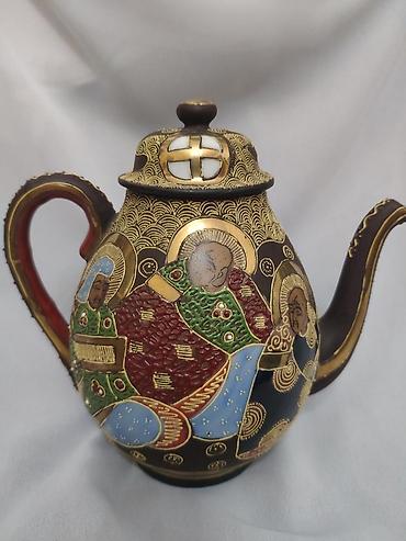 Çaydanlar: Yaponiya Satsuma 1910il böyük çaynik Япония Сатцума 1910 большой — 3