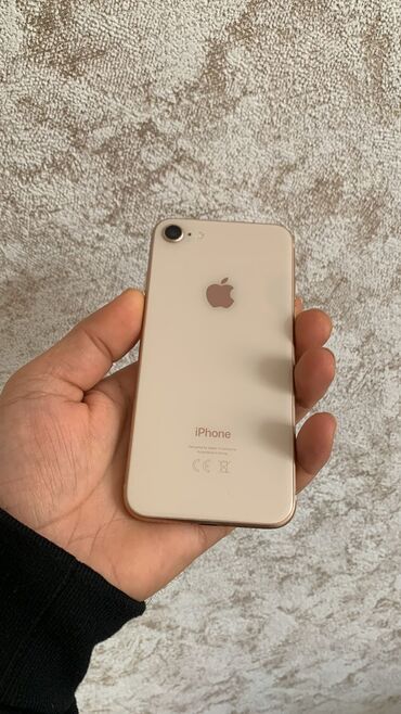 xiomi 8: IPhone 8, 64 GB, Rose Gold, Barmaq izi