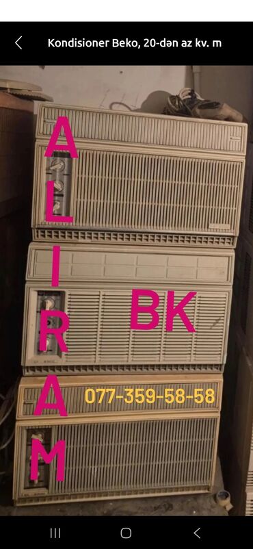 20 s: Kondisioner Beko, 20-dən az kv. m, Monoblok, Kredit yoxdur
