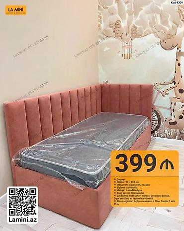 Ev və bağ: La Mini künc çarpayı – Kod: 4309 - Ölçü: 90 × 200 sm - Mexanizm — 1