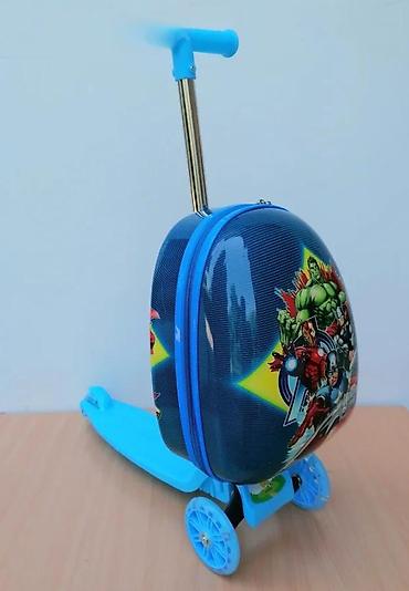 Trotineti, skejtbordovi i hoverbordovi: Dečiji trotinet sa integrisanim koferom, idealan za putovanja ili — 4