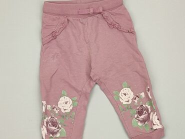 różowy golf zara: Spodnie dresowe, So cute, 9-12 m, stan - Dobry