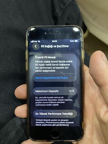 fake tel: IPhone SE 2020, 64 GB, Ağ, Barmaq izi — 4