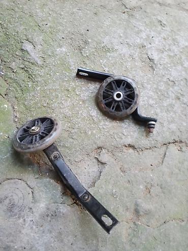 velosiped 20 lük: Uşaq velosipedi üçün köməkçi təkərlər (cüt) - Material: metal möhkəm — 2