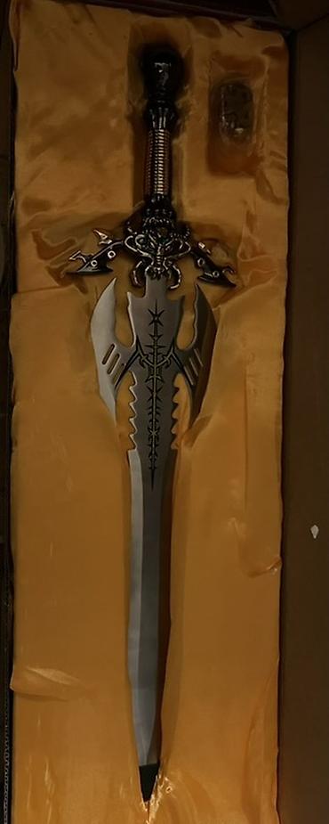 ramazan dekorlari: Yeni Fantastik dizaynlı dekorativ qılınc - Material: metal bıçaq — 2