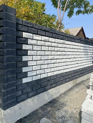 Заборы из пескоблока: Заборы из пескоблока — 2