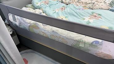 жакшы жат: Защитный бортик для кровати (серый) - Назначение: предотвращает — 3