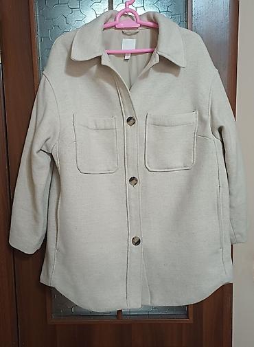 натуральные шубы: Женское полу пальто H&M, модель в стиле oversize. Размер (L-XL — 1