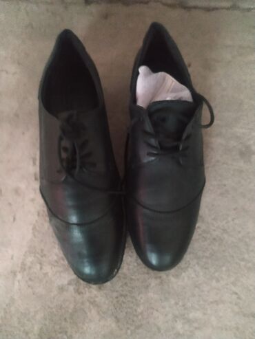обувь из войлока: Туфли 41, цвет - Черный
