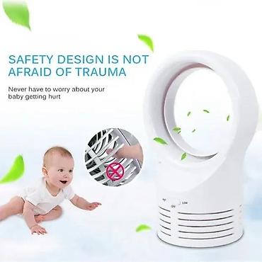 Stoni ventilatori: MINI BELI VENTILATOR BEZ LOPATICA NOV OSVEZIVAC VAZDUHA TOP | Cene — 2