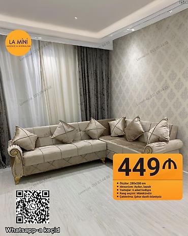 divan kohnə: Künc divan – La Mini (Laconic & Minimalism) - Ölçülər: 280 x 200 — 1