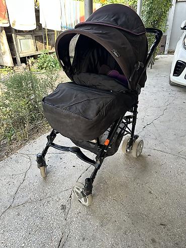 Коляски: Коляска, цвет - Черный, Б/у — 8