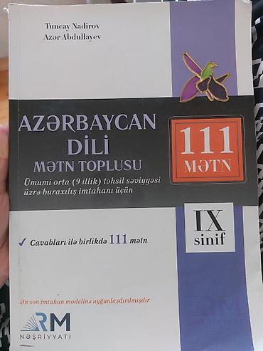 Məhsul: “Azərbaycan dili – Mətn toplusu” (IX sinif) Müəlliflər: Tuncay