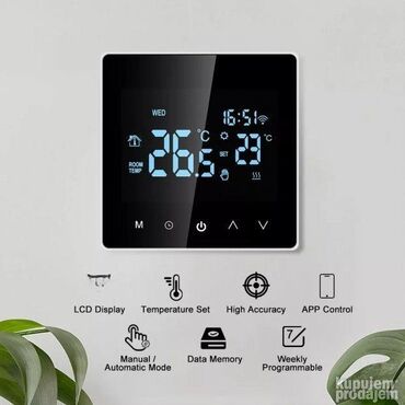 Oprema za grejanje: WiFi Termostat 16A za Električno i Podno Grejanje - Novo 🌡️🔥 — 5