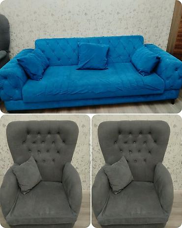 Б/у, Диван, 2 кресла at lalafo.az Б/у, Диван, 2 кресла