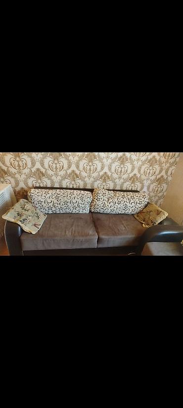 rahat mebel: İşlənmiş, Divan, 2 kreslo, Açılmayan — 1
