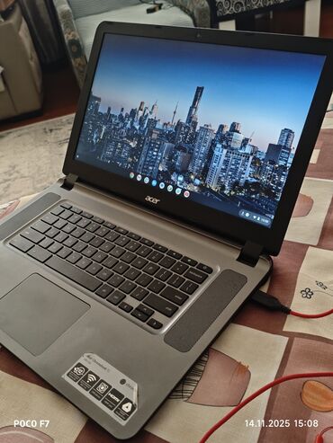 Acer: Acer Chromebook 15 (CB5-571) noutbuk Xüsusiyyətlər: - 15.6" geniş — 2