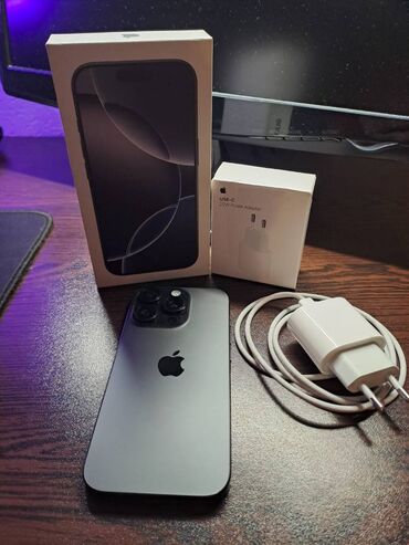 Apple iPhone: IPhone 16 Pro, 256 GB, Black Titanium, Face ID — 1