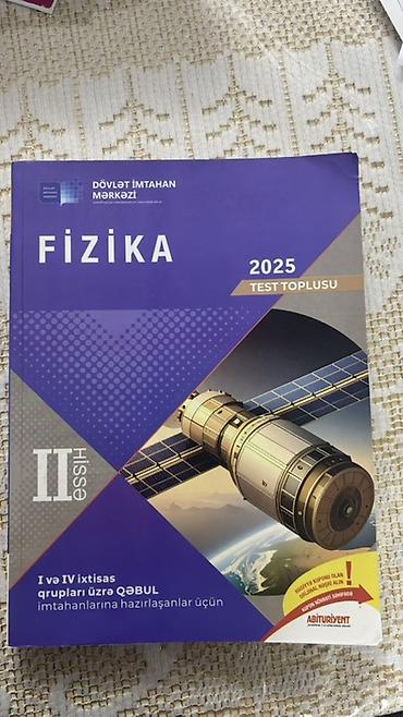 Testlər: Məhsul: DİM “Fizika 2025 – Test Toplusu”, II hissə Təsvir: - Dövlət — 1