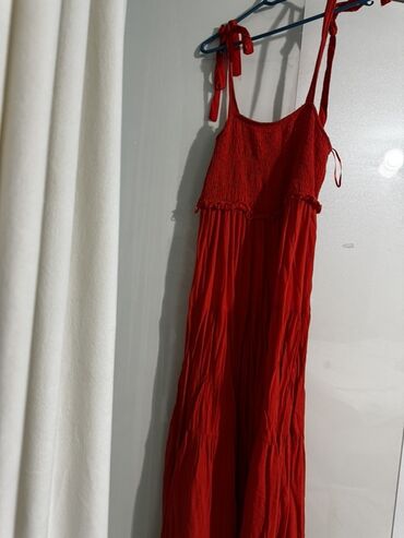 платья из штапеля бишкек: Платье-макси Zara с тонкими бретельками, завязывающимися на плечах