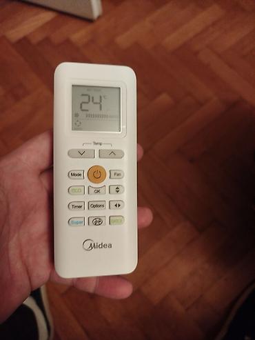 Inverter klime: Daljinski za klimu Midea.
Ispravan na lalafo.rs — 11 Inverter klime: Daljinski za klimu Midea.
Ispravan — 11