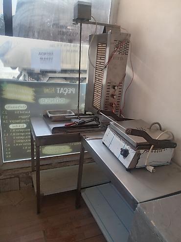 kafe aparati: Dönərxana avadanlıqları paketi Tərkib: əlavə 2 stol razılaşma olar — 3