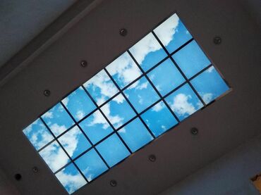 Подвесные потолки: 3D Sky Panel tavan işıqlandırma sistemi - Tavan üçün dekorativ işıq