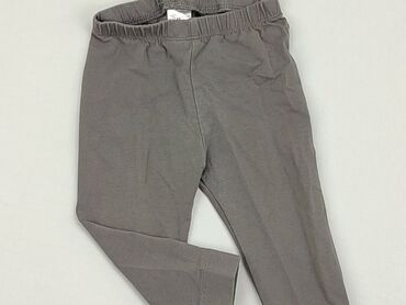 szare spodnie adidas: Leggings, H&M, 6-9 months, condition - Perfect