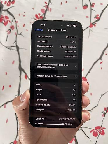 Apple iPhone: IPhone 14 Pro Max, 256 ГБ, 79 % — 8