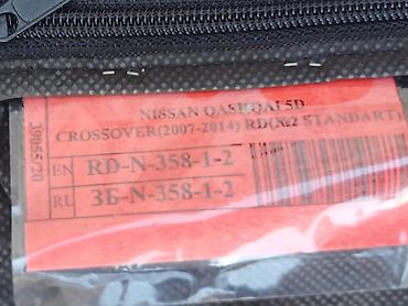 panellər: Məhsul: Nissan Qashqai 5D üçün günəşlik/perde dəsti Təsvir: - Model — 1