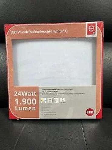 Rasveta: LED plafonska/zidna svetiljka e2 elektro – white² Q - Snaga: 24 W - — 8