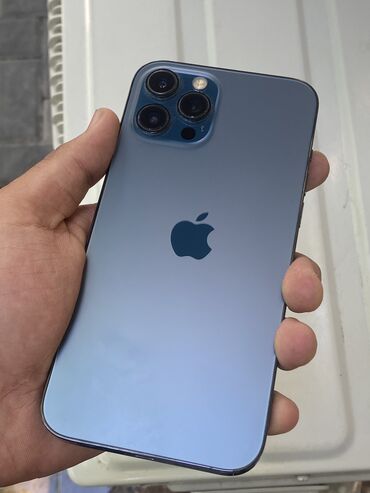 iphon 12 pro: IPhone 12 Pro Max, 128 GB, Pacific Blue