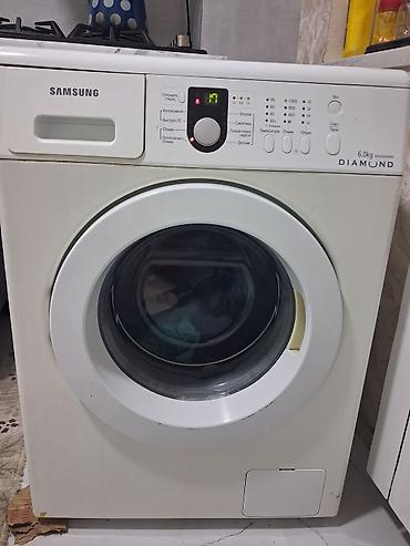 video cəkən: Samsung paltaryuyan maşın – Diamond Drum seriyası - Ön yükləmə, 6 kq — 5