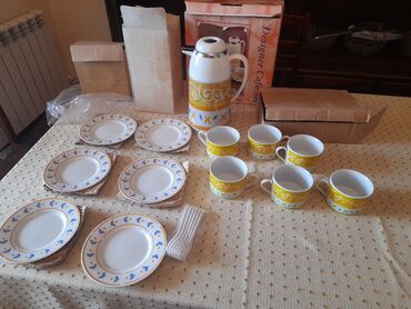 Çay dəstləri və servizlər: Çay dəsti, 6 nəfərlik