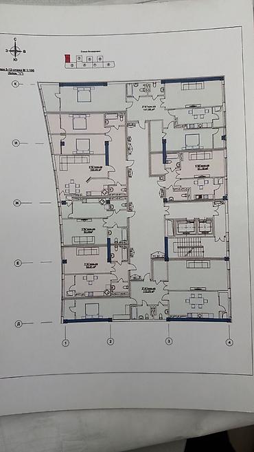 Продажа квартир: 1 комната, 54 м², Джал-15 Элитка, 8 этаж, ПСО (под самоотделку) — 3