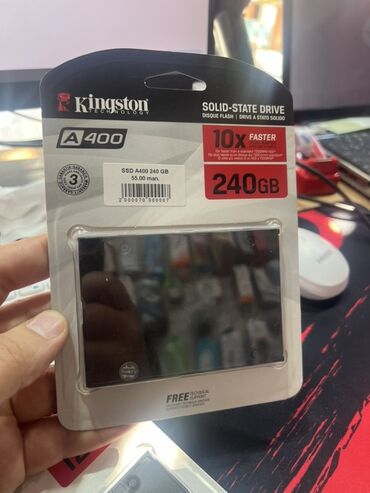Ana platalar: Daxili SSD disk Kingston, 240 GB, 2.5"
