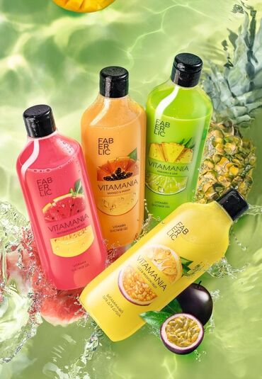 Faberlic Vitamania duş geli, rahatlaşdırıcı və təravətləndirici duş