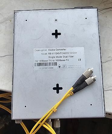 Optik çevirici RB-M11240-FC/40KM/1310nm Media Converter - Tip: Single