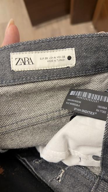 Личные вещи: Джинсы ZARA, женские Носили 3 раза - Размер на ярлыке: EUR 36 / USA 4 — 3