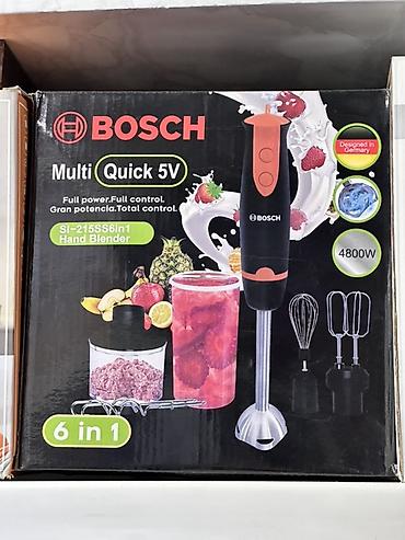 сму: Погружной блендер BOSCH Multi Quick 5V SI‑2155S 6‑в‑1 Основные — 1
