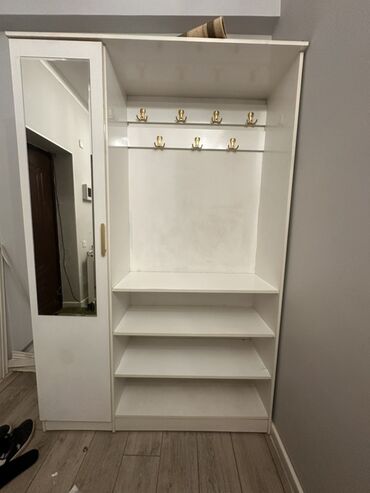 напольная вещалка: Шкаф-прихожая, С зеркалом, ЛДСП